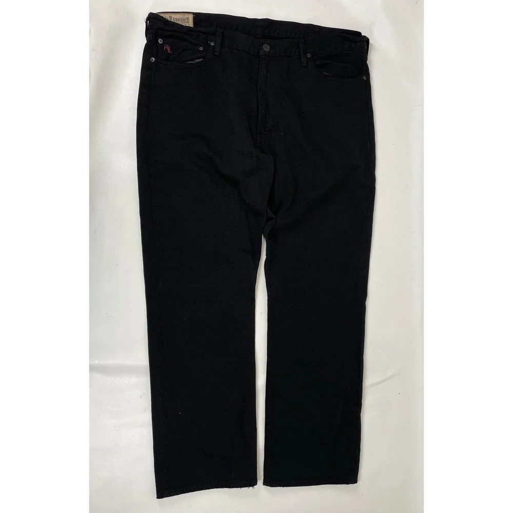 Polo Ralph Lauren Classic 867 Authentic Denim Jeans Mens Size 40x32 Black‎